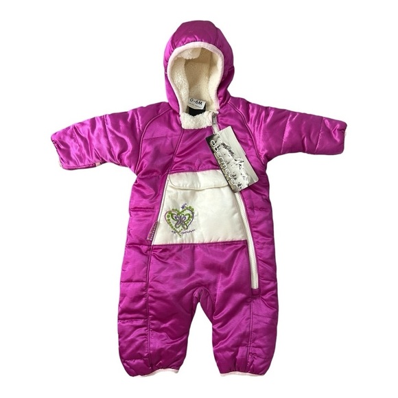 Obermeyer Other - Obermeyer purple baby bunting snowsuit size 0-6 months